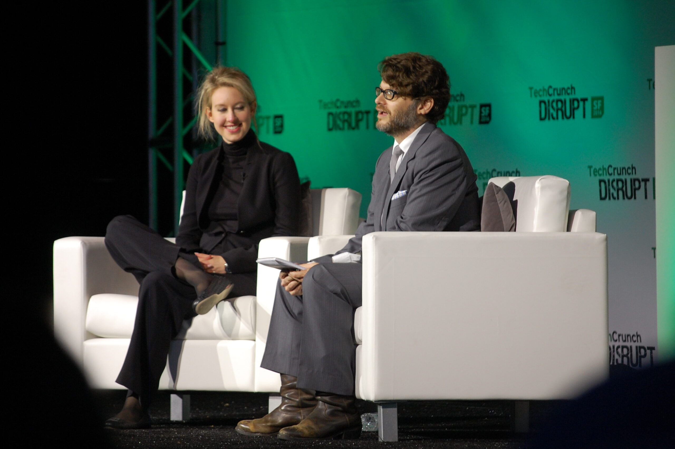 Elizabeth Holmes en TechCrunch Disrupt SF 2014