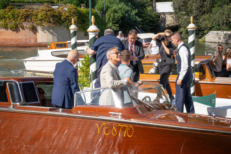 George Clooney llegando al Festival de Cine de Venecia 2026
