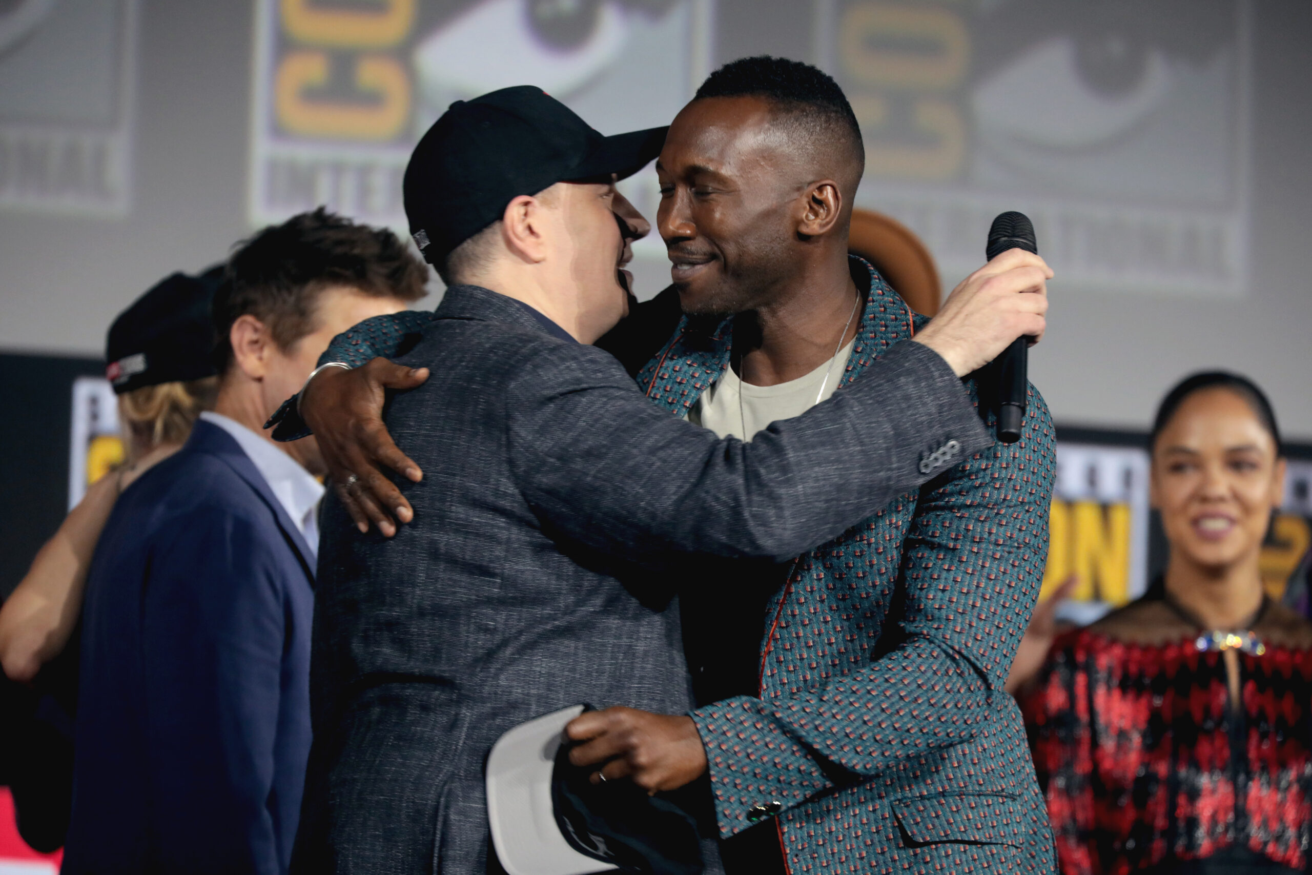 Kevin Feige y Mahershala Ali