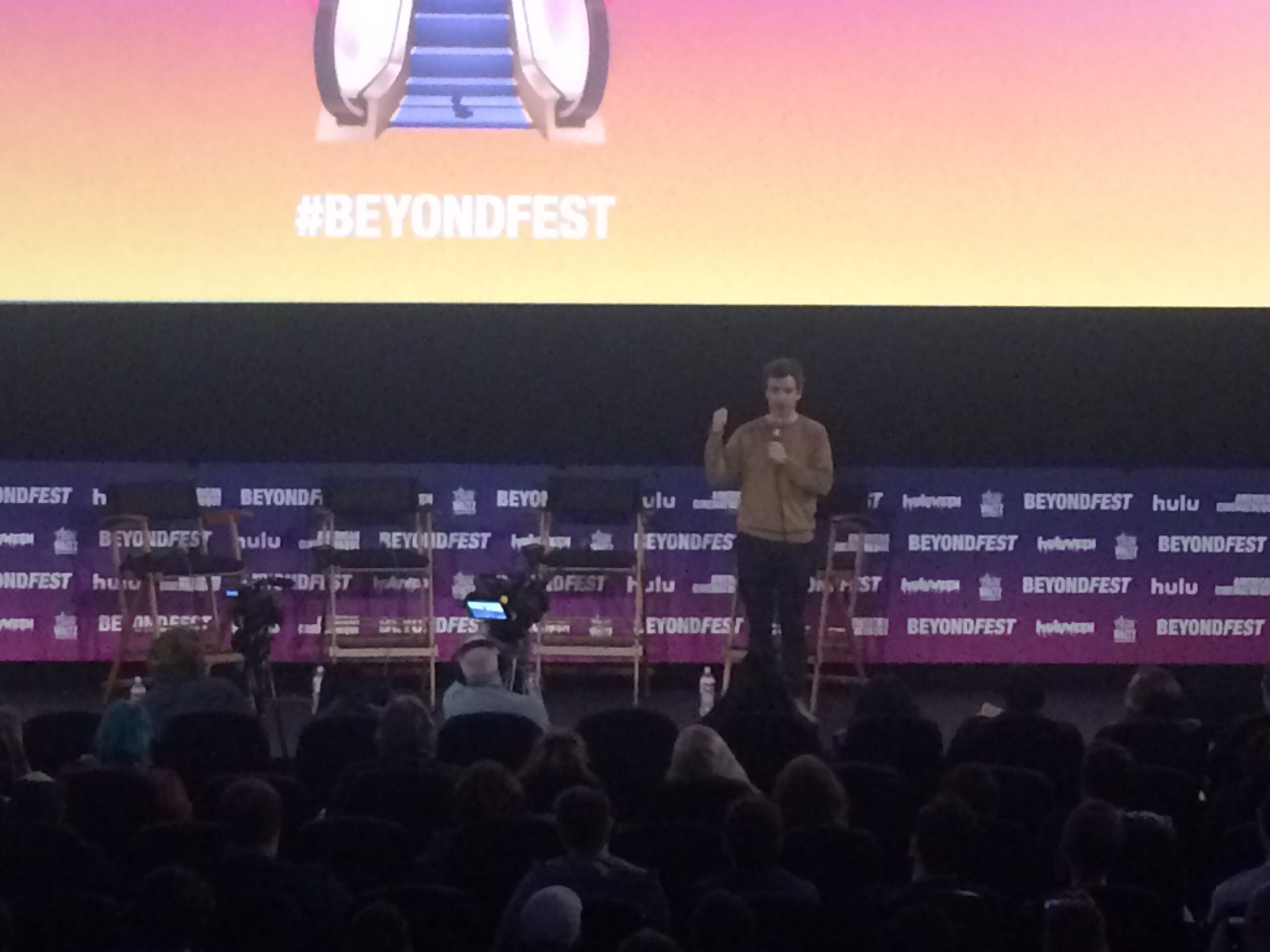 Nathan Fielder en la premiere de Mister America